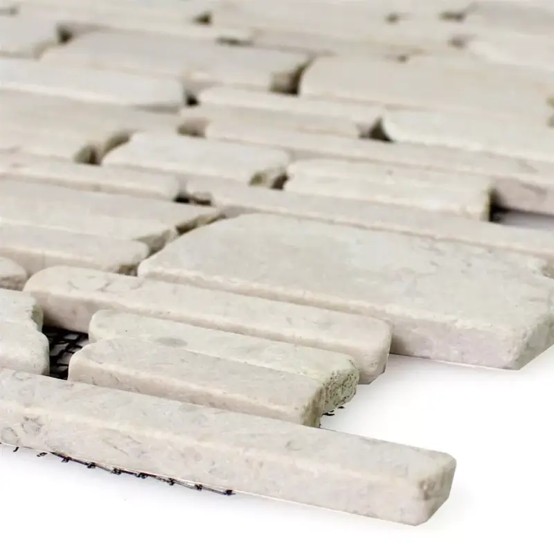 Muster Naturstein Marmor Mosaikfliesen Napola Brick Biancone Billig
