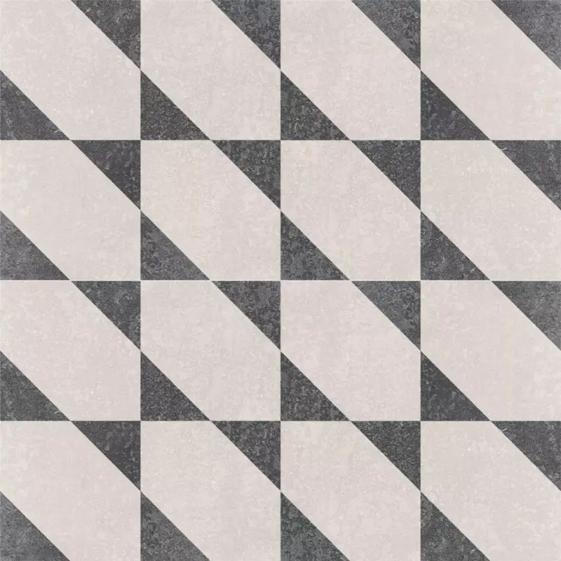 Echt Muster Bodenfliese Zementoptik Toulon Alonso 18,6x18,6cm