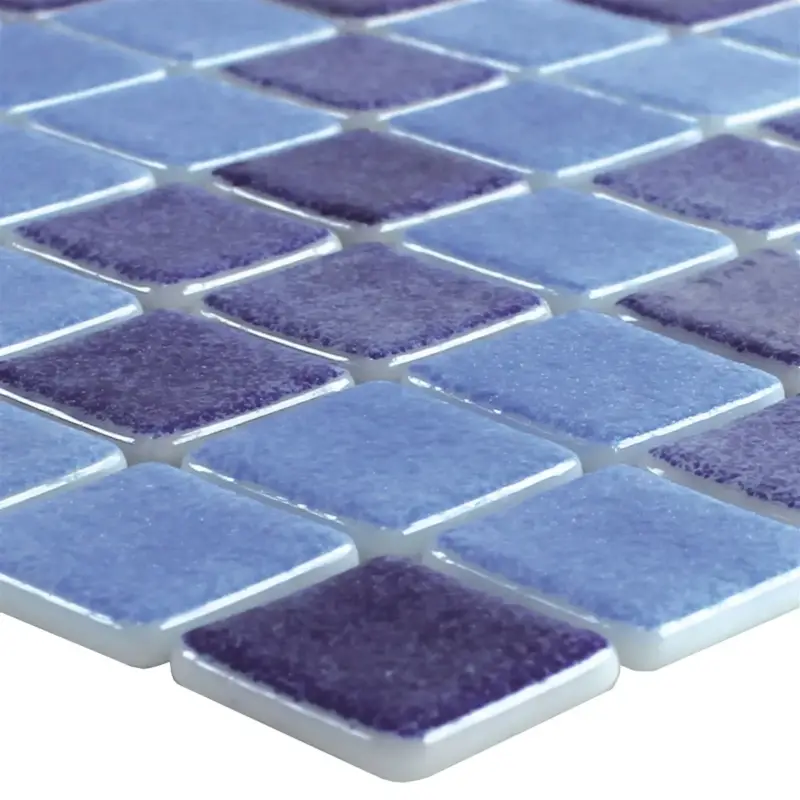 Muster von Glas Schwimmbad Pool Mosaik Antonio Blau Mix Geprüft