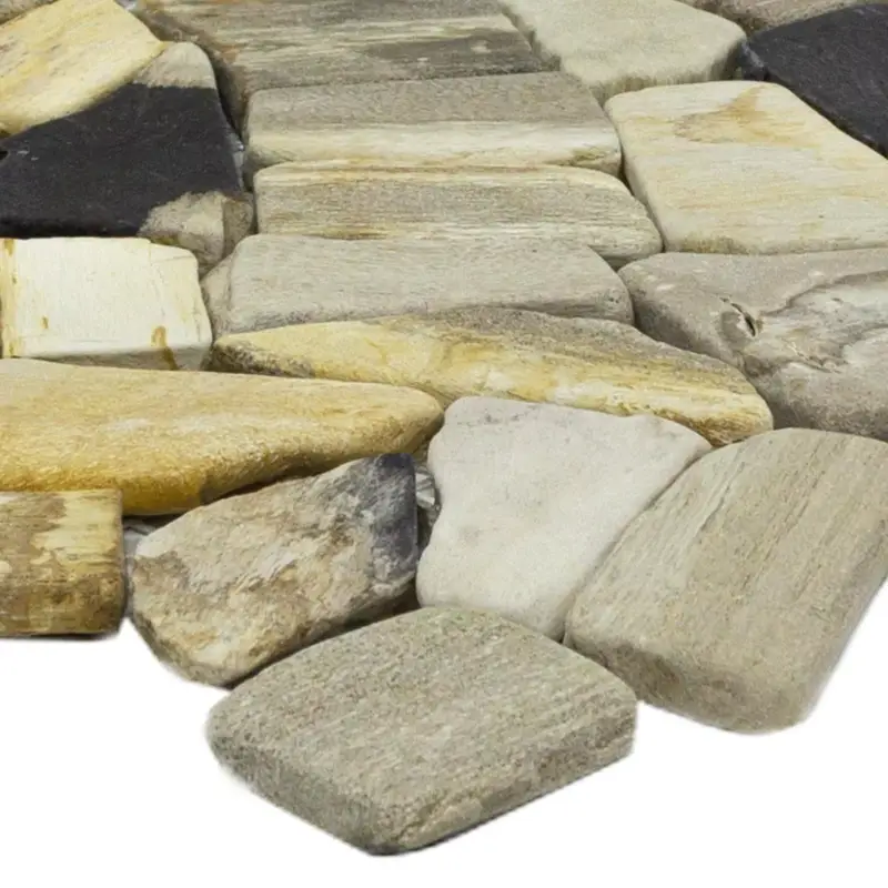 Zertifiziert Muster von Mosaikfliesen Marmor Bruch Antik Oak