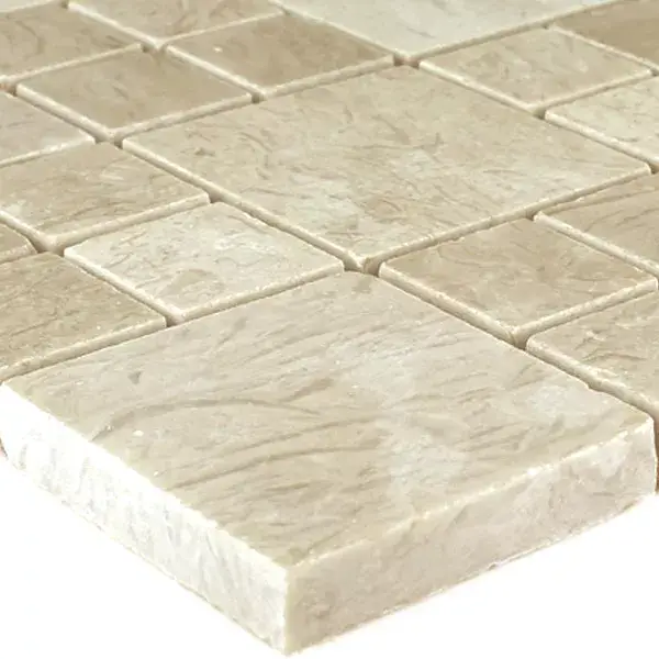Angebot Muster von Mosaikfliesen Marmor Elegance Beige Geschliffen