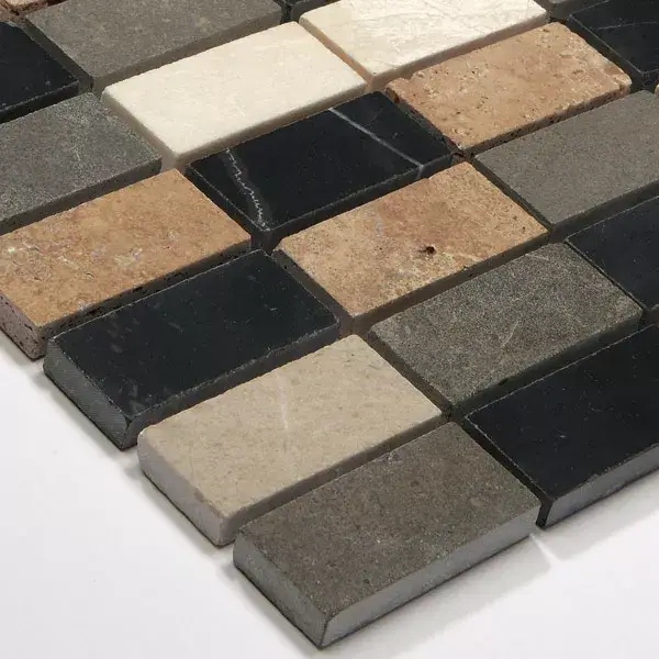 Zertifiziert Muster von Mosaikfliesen MarmorAthen Multicolor