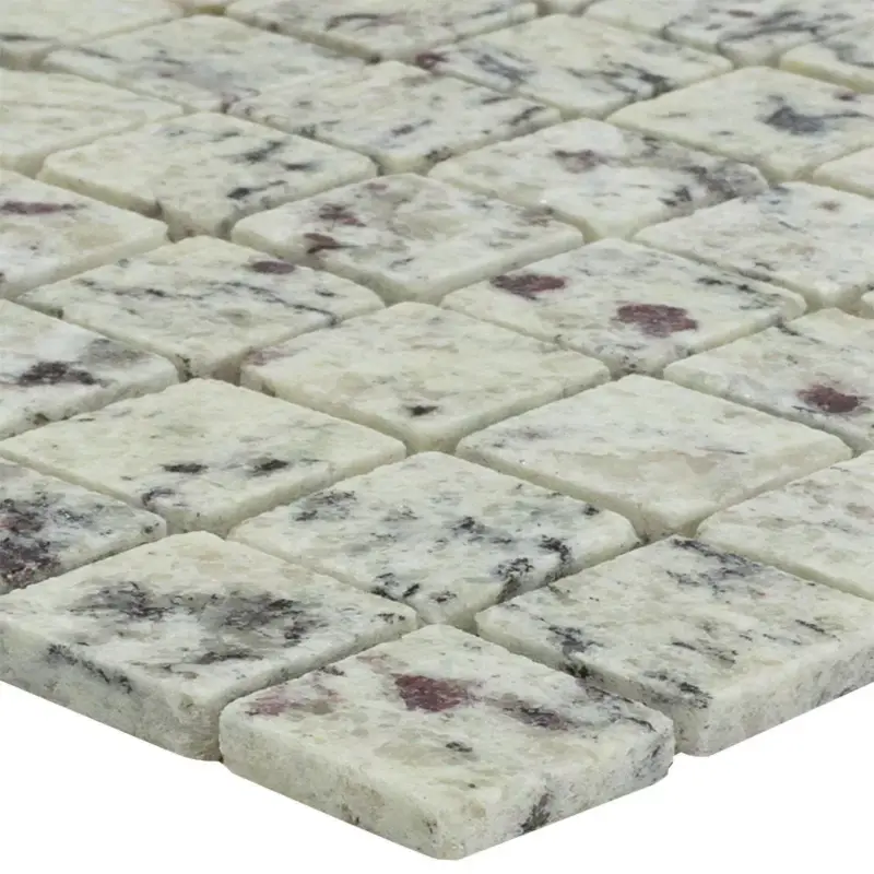 Muster von Mosaikfliesen GranitKashmir Weiss Neuheit