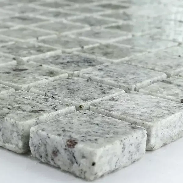 Muster von Mosaikfliesen GranitGrau Weiss Markenprodukt