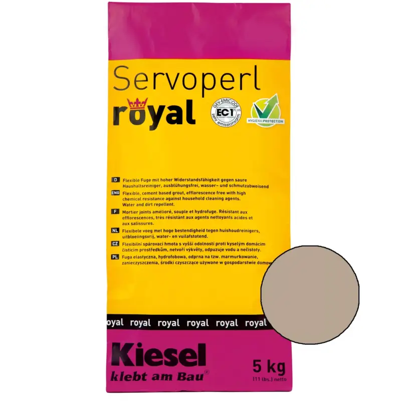 Must-Have Kiesel Servoperl royal - Fugenmasse -5 Kg Mochacino