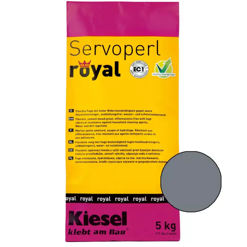 Highlight Kiesel Servoperl royal - Fugenmasse-5Kg Basalt