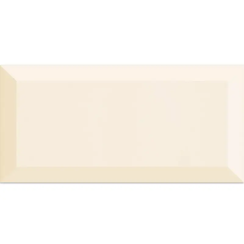 Neue Kollektion Metro Wandfliesen Siena Creme Facette 10x20cm