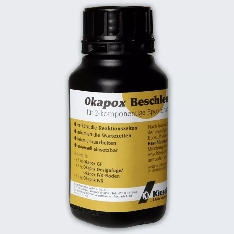 Expressversand Kiesel Okapox Beschleuniger für Grundierung und Fugen 200ml