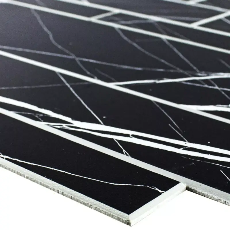 Neue Ware Mosaikfliesen Altus Selbstklebend Steinoptik Schwarz
