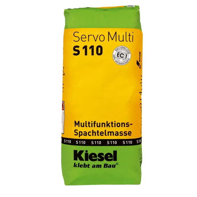 Kiesel ServoMulti S110 - Multifunktions Spachtelmasse selbstnivellierend (25Kg) Rabatt