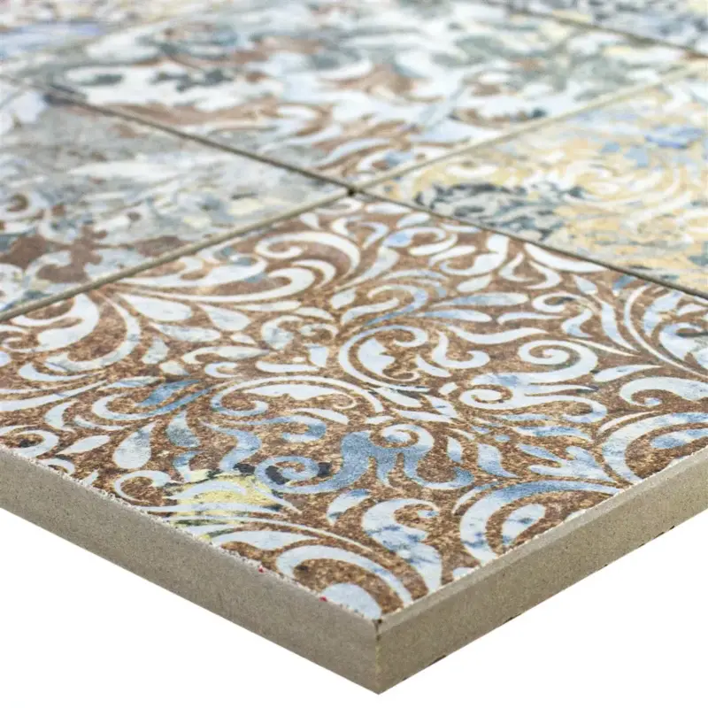 Zertifiziert Keramikmosaik Fliesen Patchwork Bunt 95x95mm