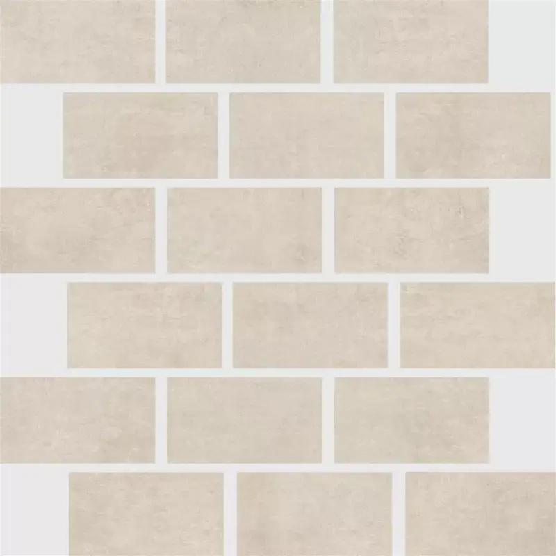 Zertifiziert Mosaikfliese Cairo Creme Rechteck 6mm