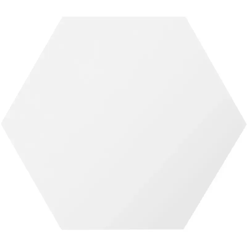 Sofort Bestellen Feinsteinzeug Fliesen Modena Hexagon Uni Weiß