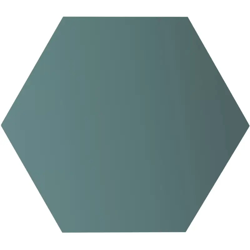Aktuell Muster von Feinsteinzeug Fliesen Modena Hexagon Uni Grün