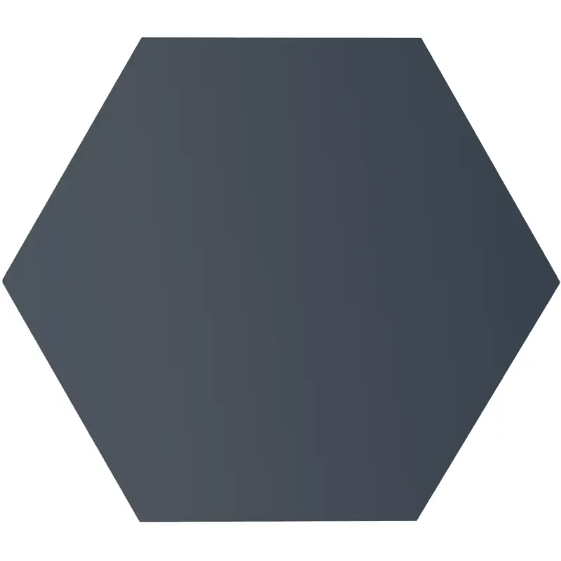 Abverkauf Feinsteinzeug Fliesen Modena Hexagon Uni Dunkelblau