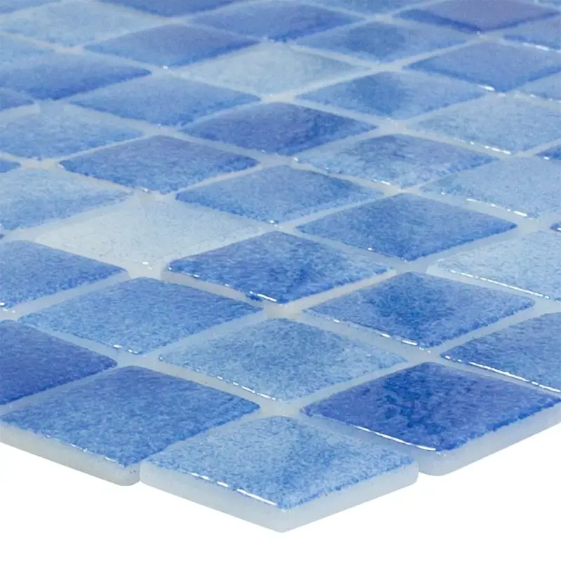Glas Schwimmbad Pool Mosaik Lagoona Blau Direkt Vom Hersteller