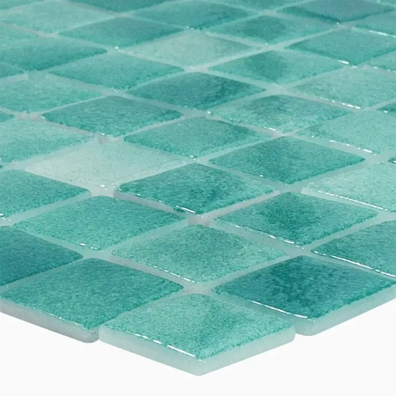 Meistverkauft Muster von Glas Schwimmbad Pool Mosaik Lagoona Türkis
