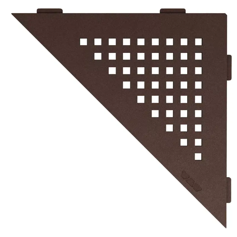 Zertifiziert Wandablage Duschablage Schlüter Dreieck 21x21cm Square Bronze