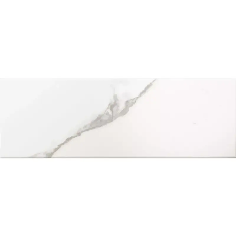 Preisknaller Metro Wandfliesen Girona Marmoroptik Weiß Matt 10x30cm