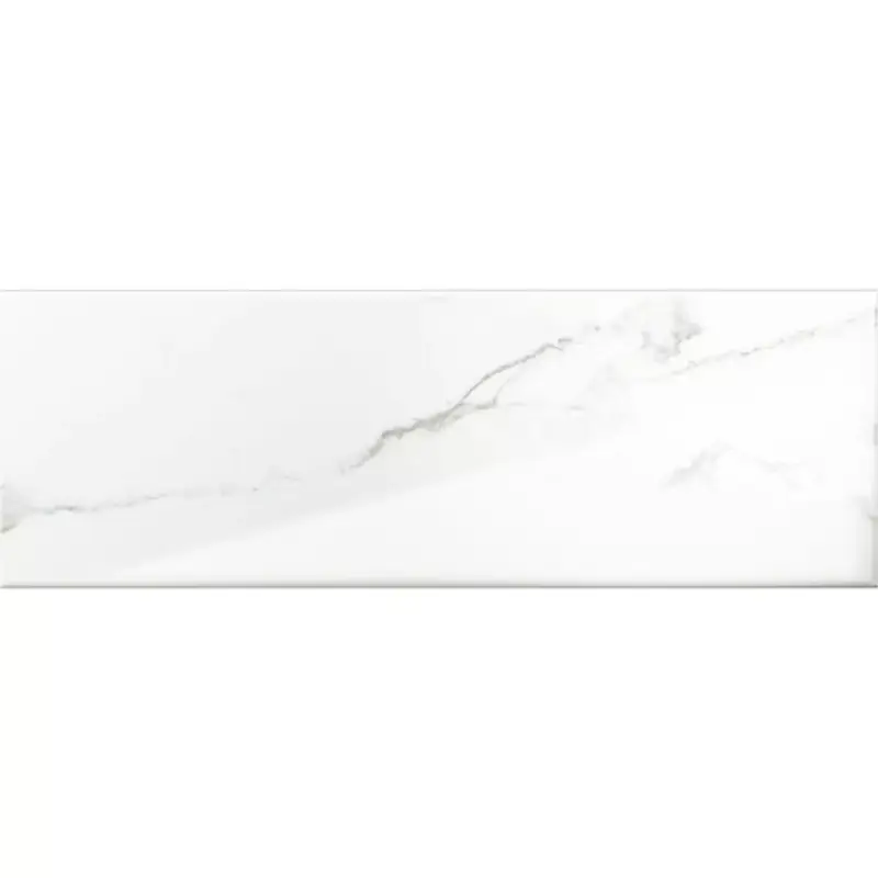 Jetzt Kaufen Metro Wandfliesen Girona Marmoroptik Weiß Glänzend 10x30cm
