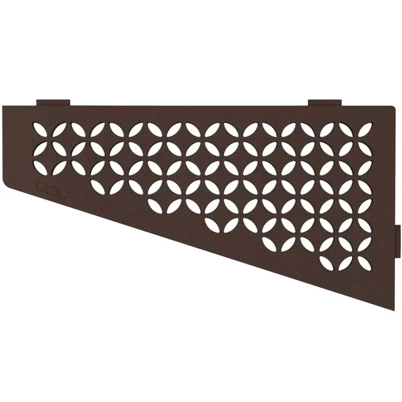 Aktuell Wandablage Duschablage Schlüter 4eck 15,4x29,5cm Floral Bronze
