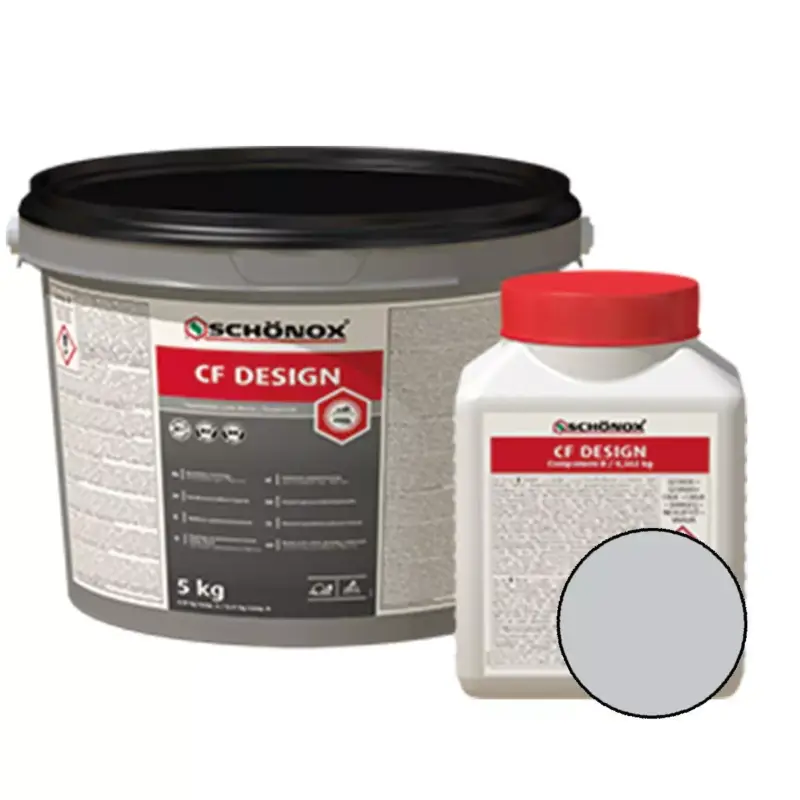 Fugenmörtel Schönox CF Design Epoxidharz Colorfuge Silbergrau 2,5 Kg Schnäppchen
