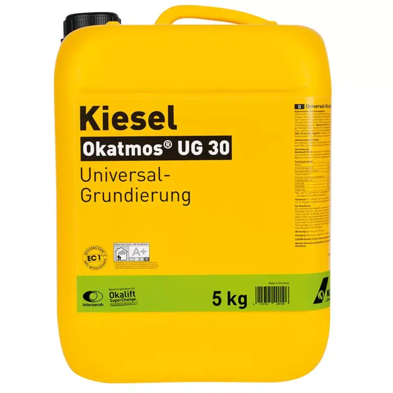 Angebot Universal Grundierung Kiesel Okatmos UG 30 Blau 5 kg