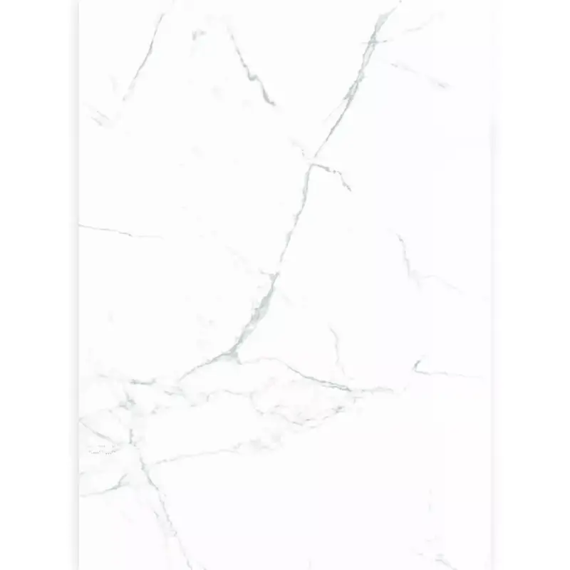Muster von Bodenfliesen Ampezzo Calacatta Marmoroptik Weiß Grau Poliert Glänzend 60x120cm Sichere Zahlung