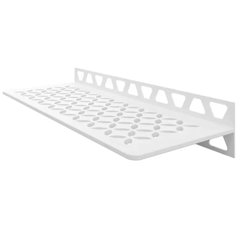 Duschablage Wandablage Schlüter Rechteck 30x11,5cm Floral Weiß Preisknaller