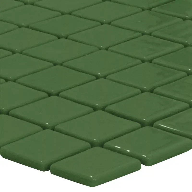 Angebot Muster von Glas Schwimmbad Pool Mosaik Venetia Dunkelgrün