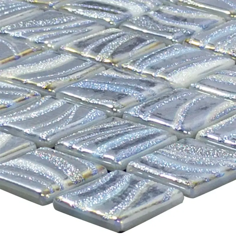 Wochenendangebot Glas Schwimmbad Pool Mosaik Marisburg Blau Glitzer