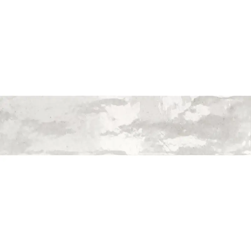 Wochenendangebot Wandfliesen Laguna Glänzend Gewellt Weiß 6x24cm