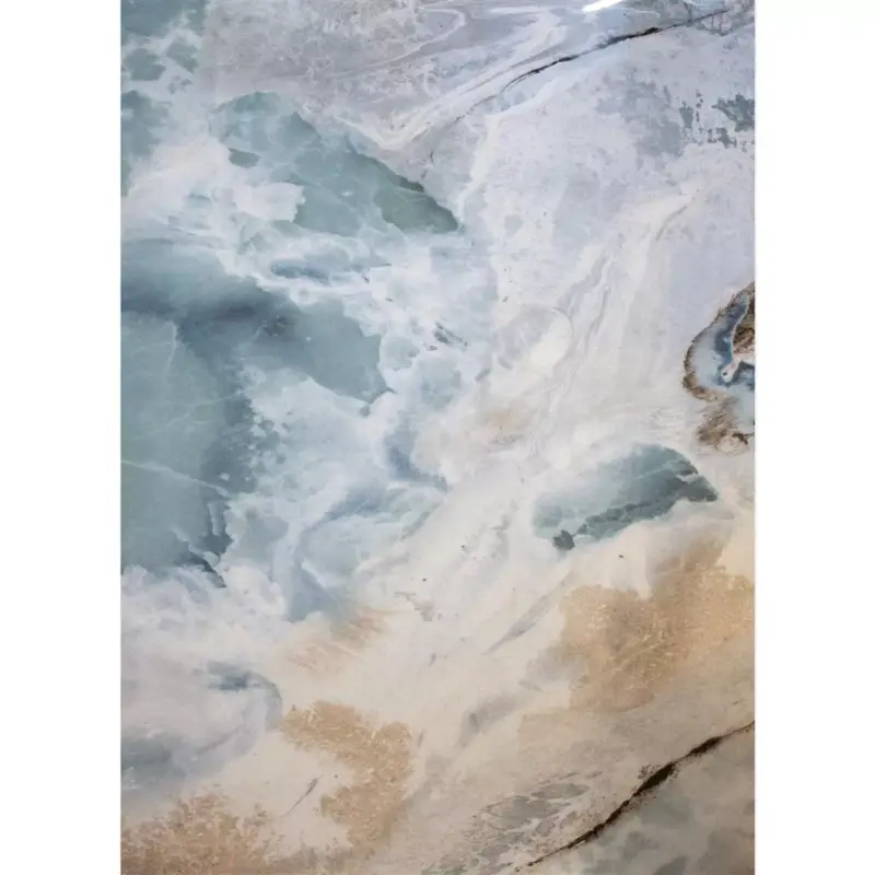 Abverkauf Muster von Bodenfliese Nizza Türkis Weiß Poliert 60x120 cm