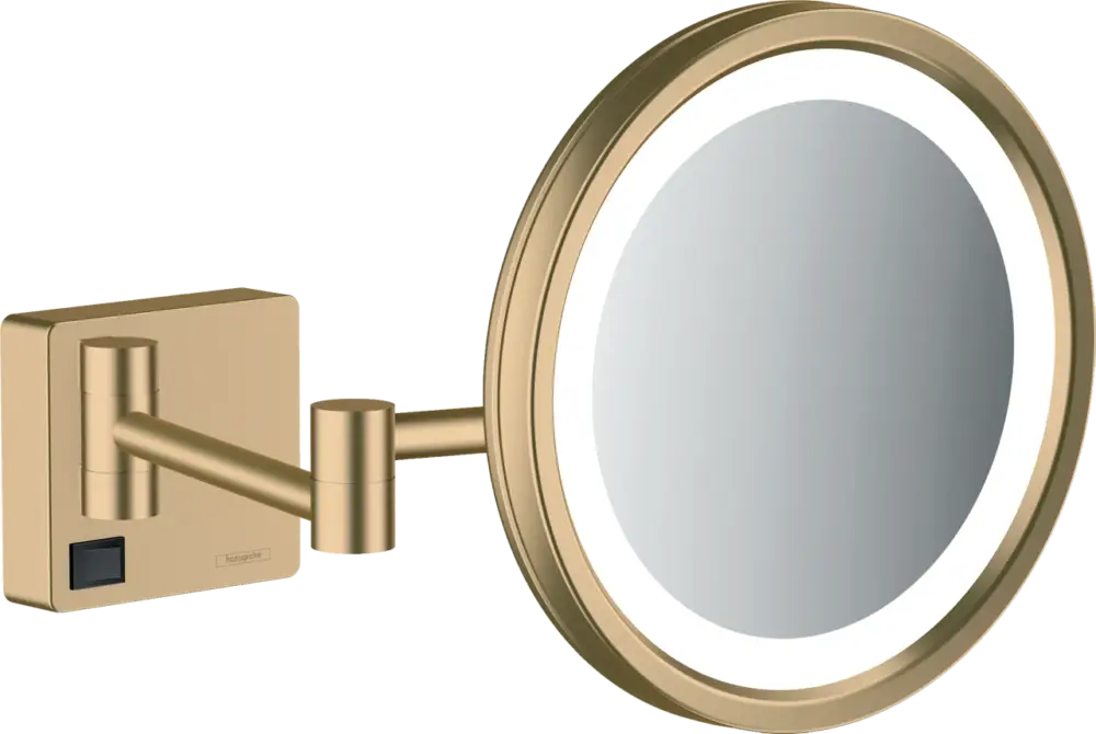 Schnäppchen Hansgrohe AddStoris Kosmetikspiegel mit Vergrößerung Brushed Bronze