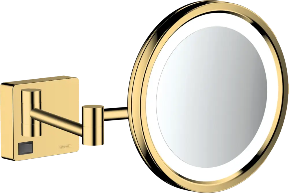 Mega-Angebot Hansgrohe AddStoris Kosmetikspiegel mit Vergrößerung Polished Gold Optic