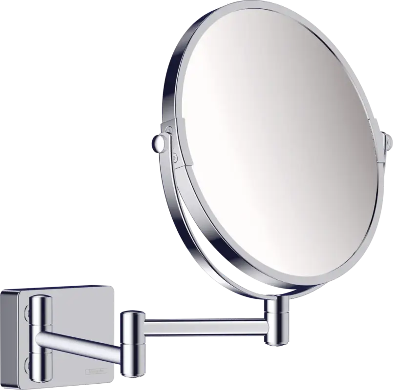 Saisonangebot Hansgrohe AddStoris Kosmetikspiegel mit Vergrößerung chrom glänzend
