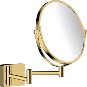 Geprüft Hansgrohe AddStoris Kosmetikspiegel mit Vergrößerung Polished Gold Optic