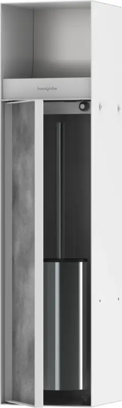 Echt Hansgrohe XtraStoris Einbaunischen Weiß Matt
