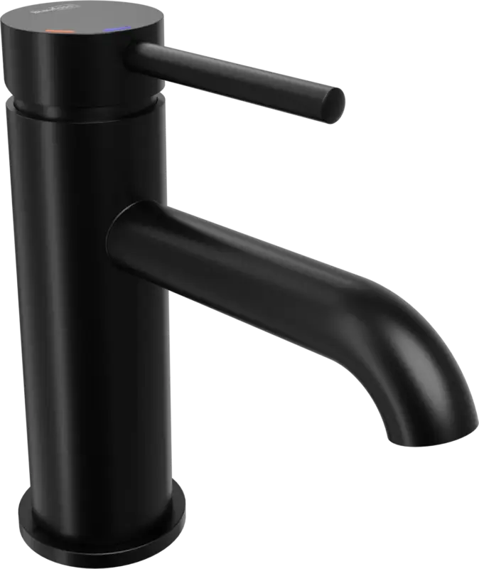 Blaufoss Round EcoStart Standard-Waschbecken Armatur: Schwarz matt Meistverkauft