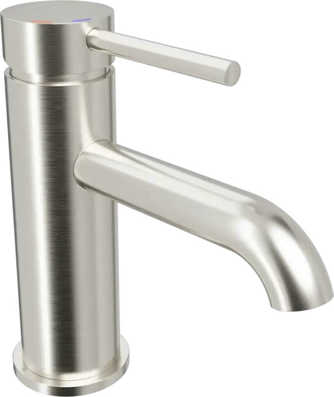 Günstig Blaufoss Round EcoStart Standard-Waschbecken Armatur: CoolMetal gebürstet