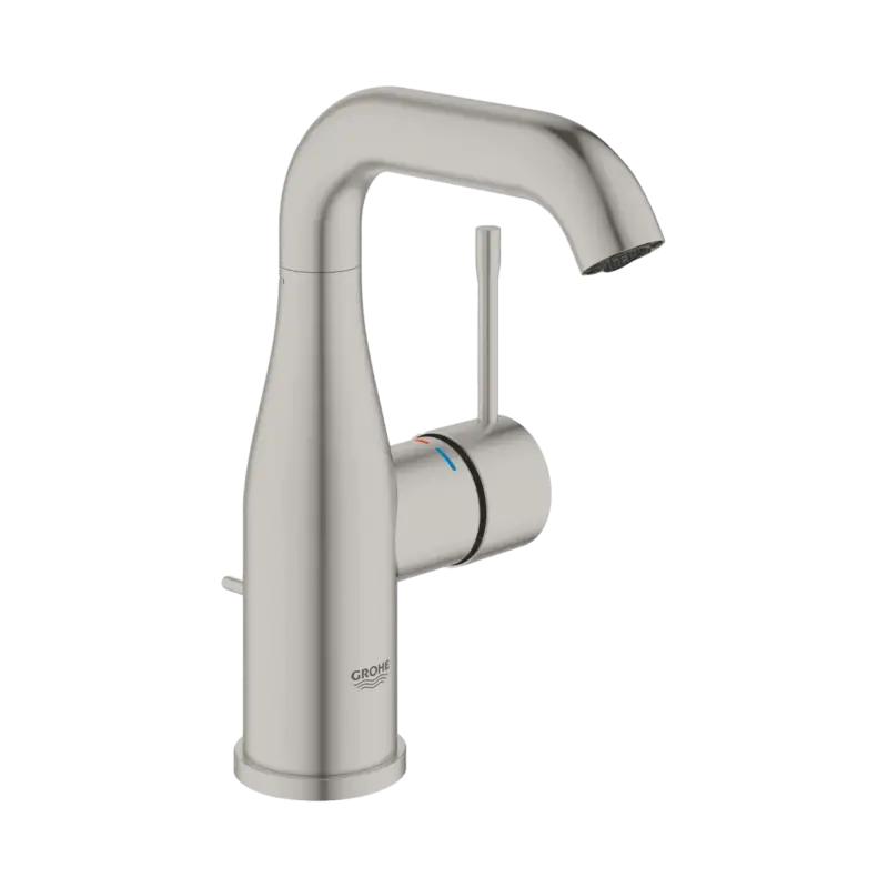 Grohe Essence Waschbecken Armatur: Supersteel Neuheit