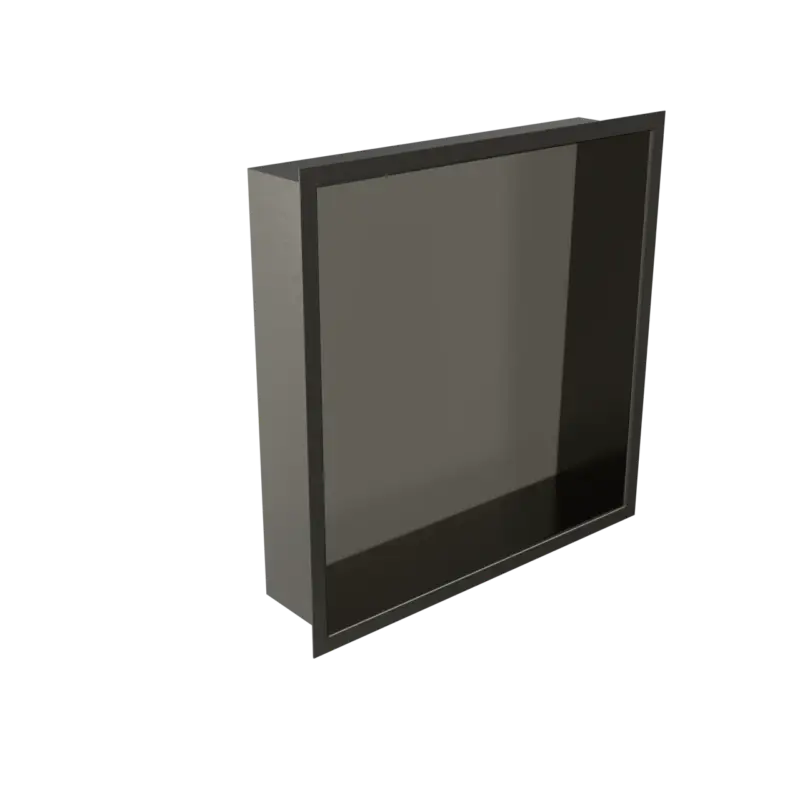 Preisknaller Blaufoss Box Einbaunischen, 30 x 30 cm, Brushed GunMetal
