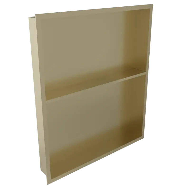 Blaufoss Box Einbau-Niche 50,5 x 59 cm Brushed Champagne Gold Sale