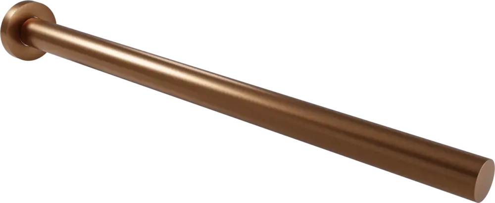 Sonderangebot Blaufoss Noma Tube Einzel Handtuchhalter, Brushed Rosegold, 41 cm