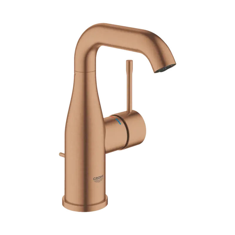 Grohe Essence M-Size Waschbecken Armatur: Brushed Warm Sunset Must-Have