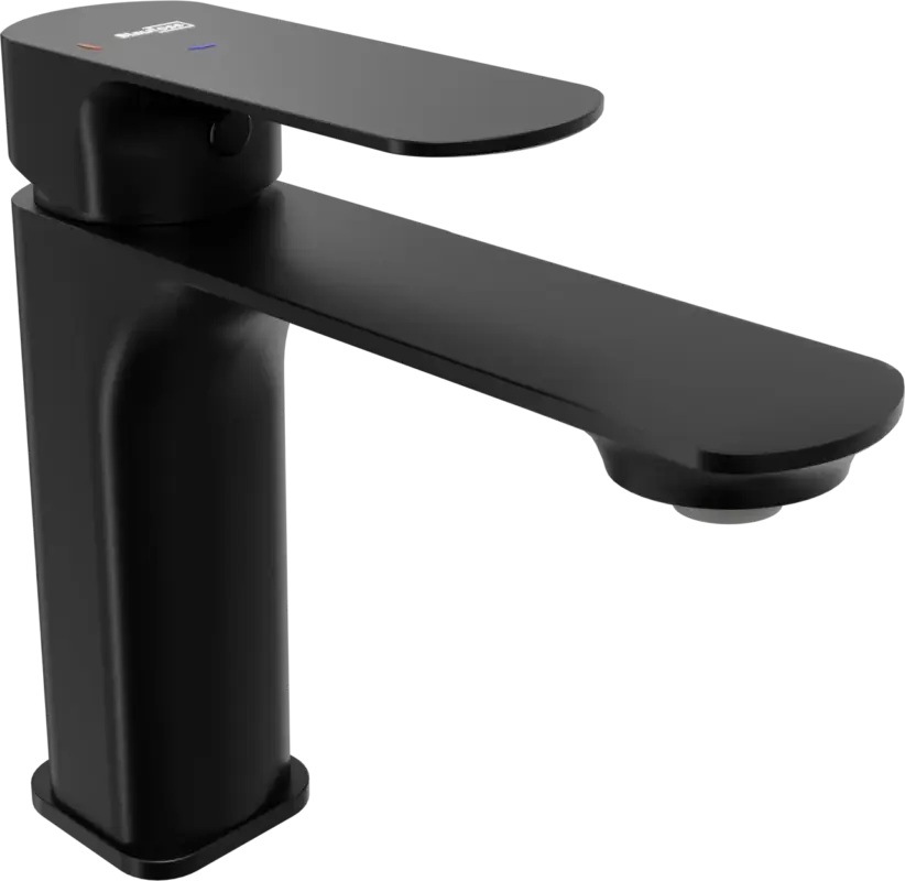 Blaufoss Bodan EcoStart Standard-Waschbecken Armatur: Schwarz matt Markenprodukt