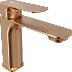 Blaufoss Bodan EcoStart Standard-Waschbecken Armatur: Brushed Rosegold Markenprodukt