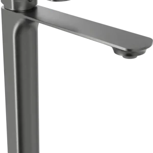 Neu Im Sortiment Blaufoss Bodan Waschbecken Armatur: Erhöht, Brushed GunMetal