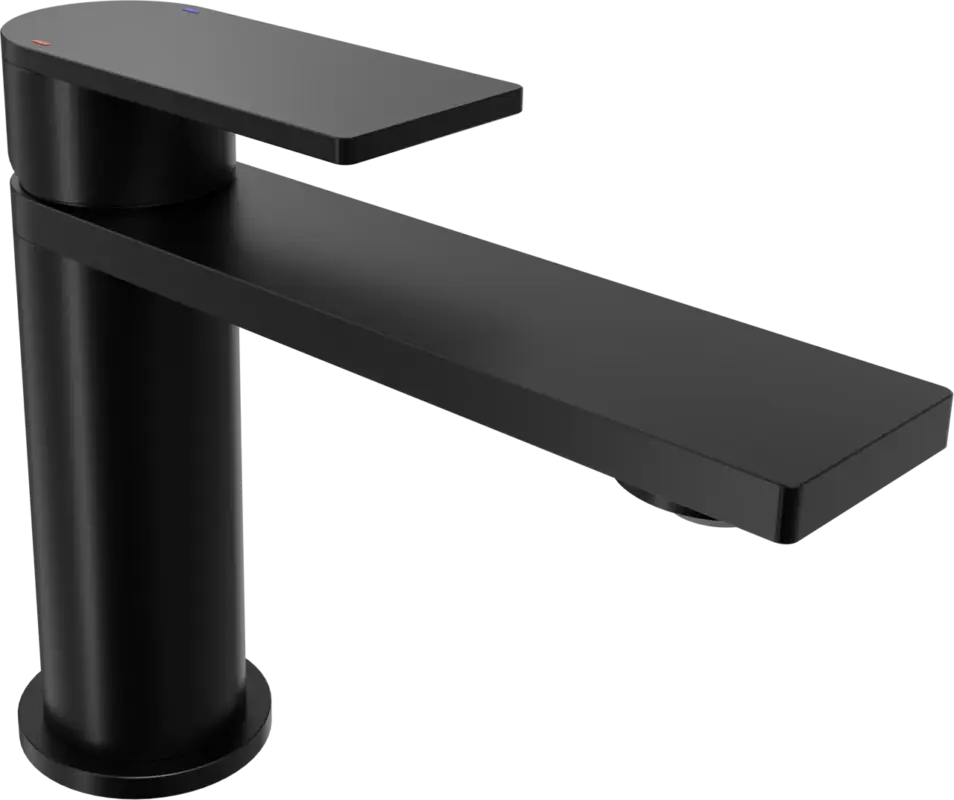 Super-Preis Blaufoss Fenix EcoStart Standard-Waschbecken Armatur: Schwarz matt