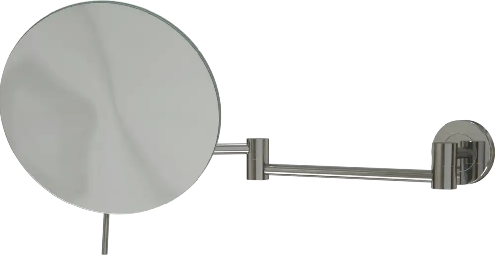 Mega-Angebot Blaufoss Make-up-Spiegel rund, Chrom hängend, 20 cm